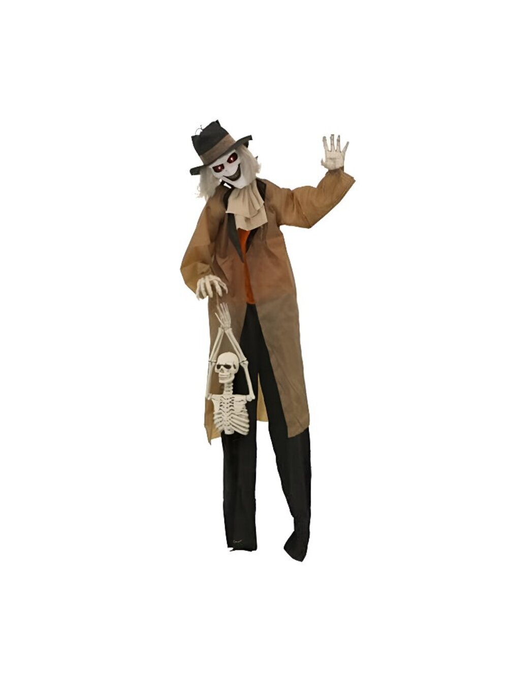 5.25-ft. Standing Gravekeeper Animatronic, Indoor or Covered